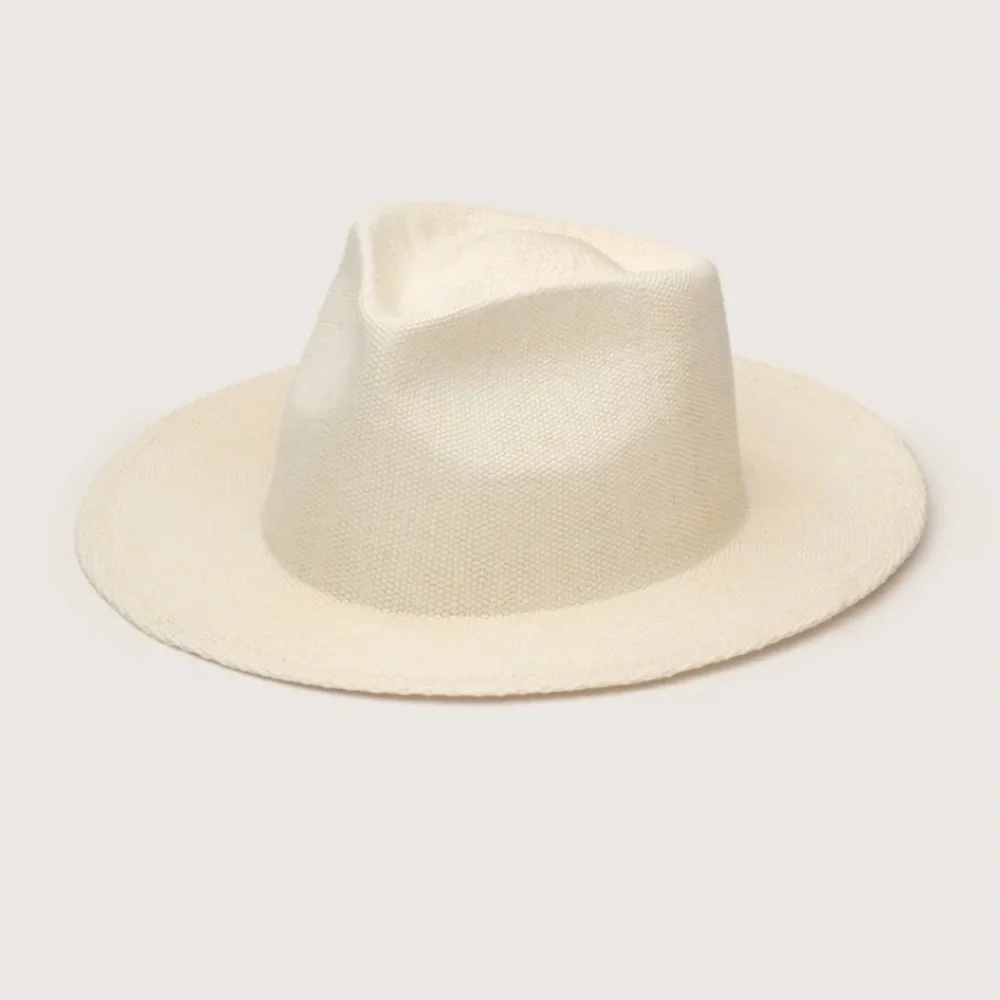 Will + Bear | Calloway Bone White Straw Felt Fedora Hat Outdoor Adventure Unisex